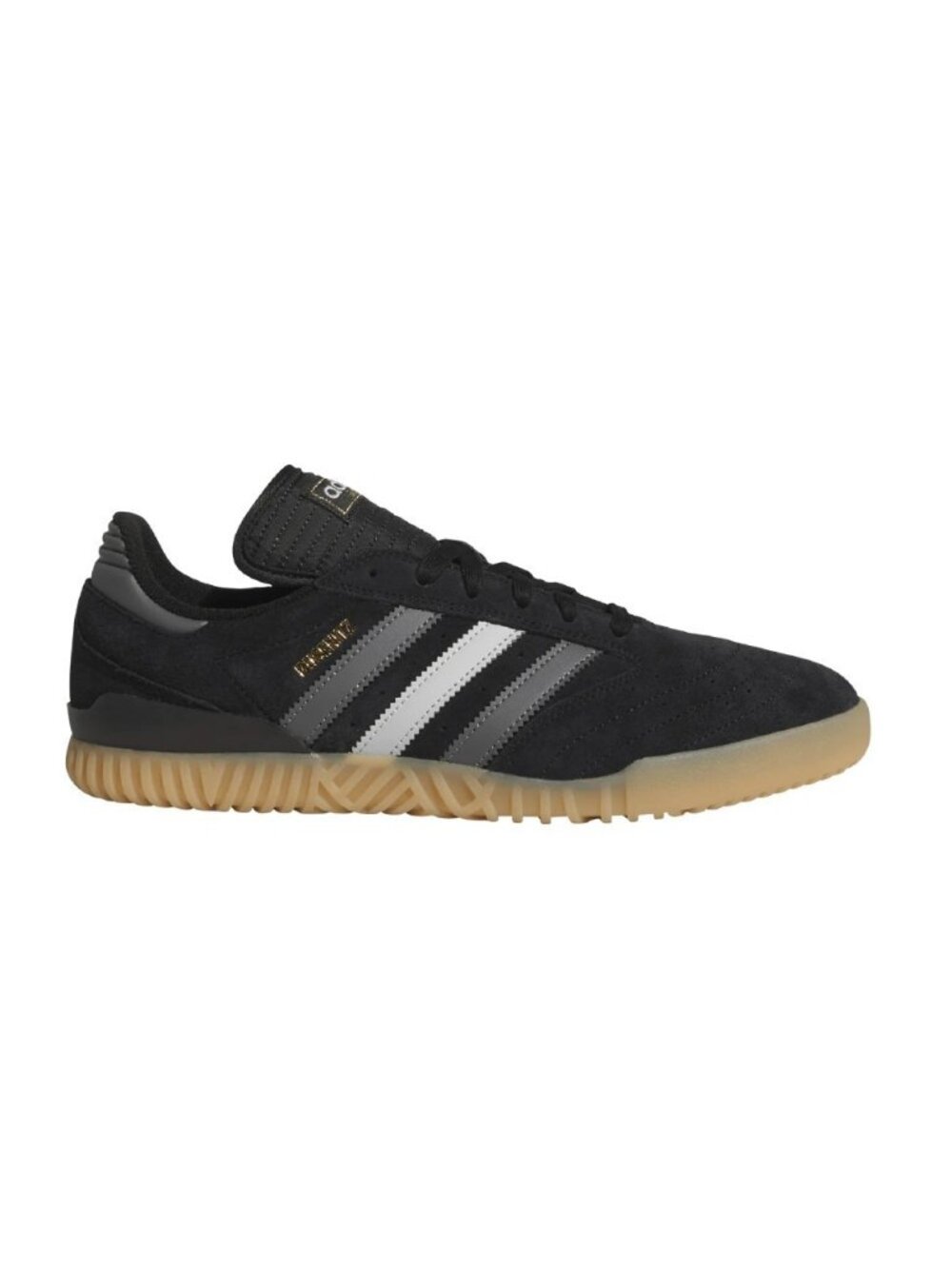 adidas Busenitz Indoor Super Shoes Men`s Black Grey HQ4700 NEW